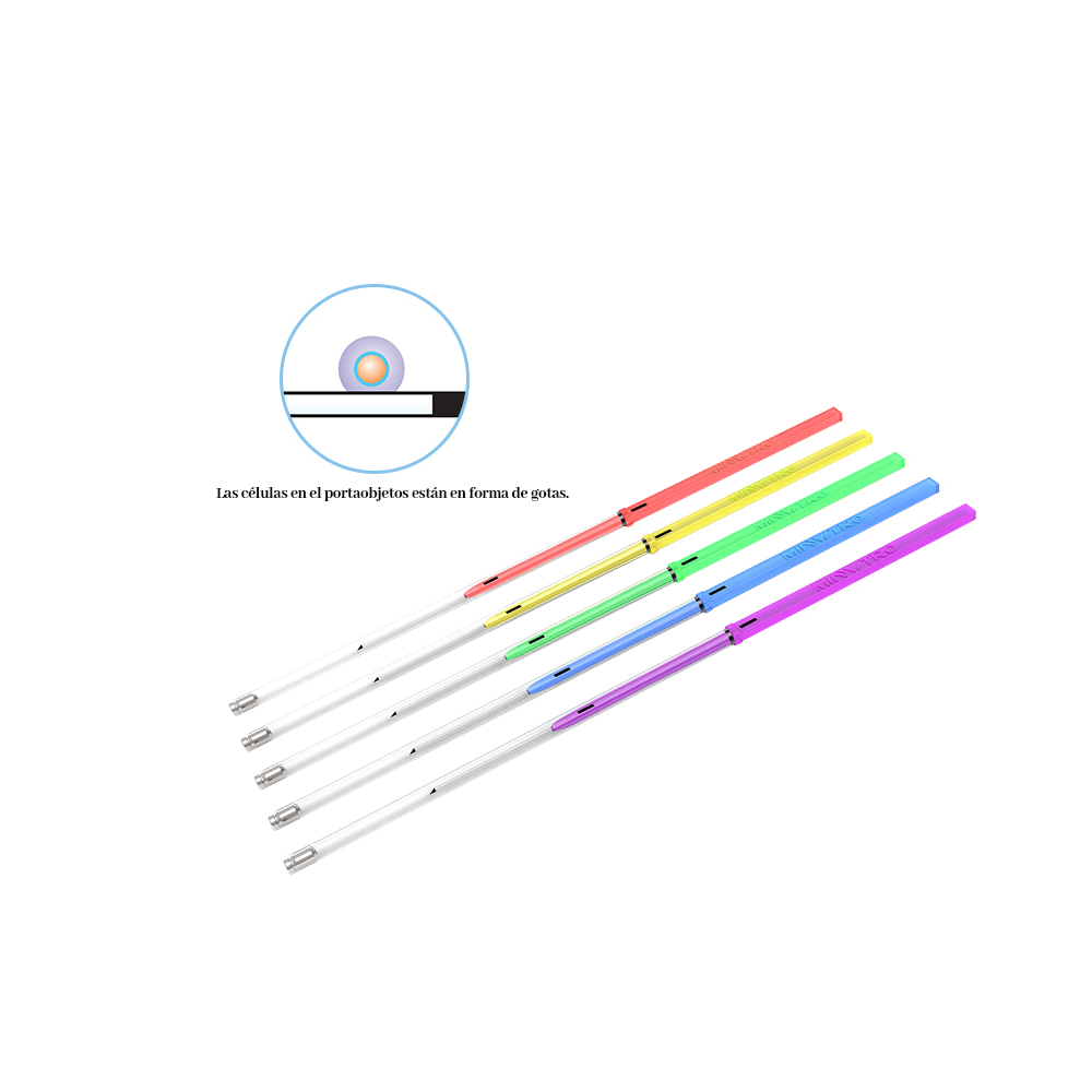 Pajilla de vitrificación (gota líquida sin algodón) / Pajillas